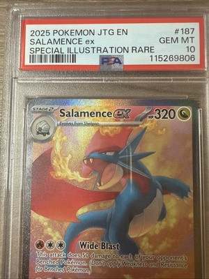 Salamence ex 187/159 Sv09: Journey Together Holo PSA 10 | eBay