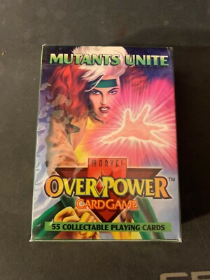 1995 MARVEL OVERPOWER CARD GAME MUTANTS UNITE 55 Playing CARD DECK