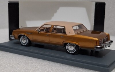 WOW Buick Electra Sedan Version 1 1977 Brown Met 1:43 Neo 44775