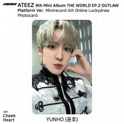 ATEEZ THE WORLD EP.2 OUTLAW Minirecord 4th Online Lucky Draw