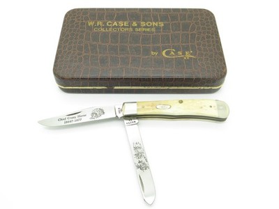 Vintage 1986 Case XX W6254 Chief Crazy Horse Commemorative Folding