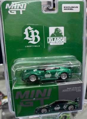 Mini GT LB WORKS Nissan GT-R R35 XLARGE Exclusive Green 1/64