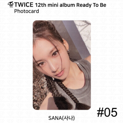 TWICE 12th Mini Album Ready To Be Photocard Message Card Poster