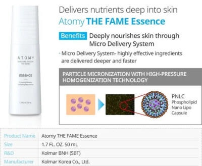 ATOMY - Skin Care System The Fame Essence 50ml (BRAND NEW) | eBay