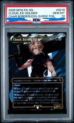 PSA10 元ソルジャー、クラウド サージfoil MtG×FF MTG FF 元ソルジャー