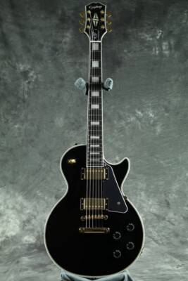 Epiphone Inspired by Gibson Les Paul Custom Ebony Electric Guitar