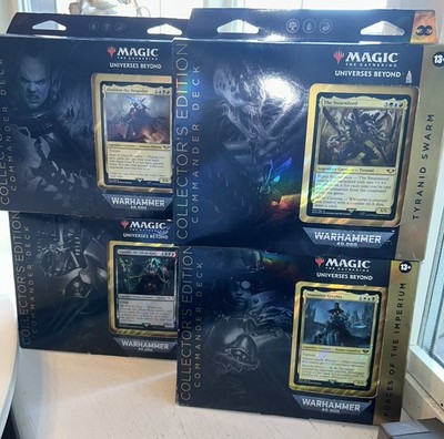 MTG Set of 4 Beyond Warhammer 40K Collectors Edition Commander