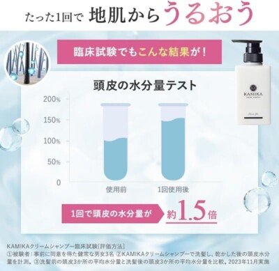 KAMIKA Cream Shampoo 400g Marine Note Fragrance | eBay