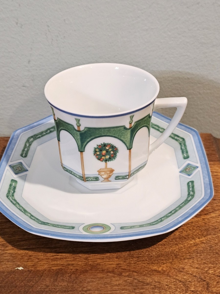PHILIPPE DESHOULIERES JARDIN ROYAL DE VERSAILLES CUP & SAUCER