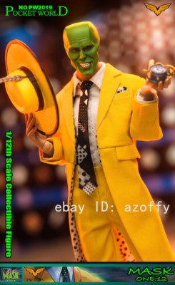 PWTOYS 1/12 Scale The Mask Jim Carrey Action Figure Model