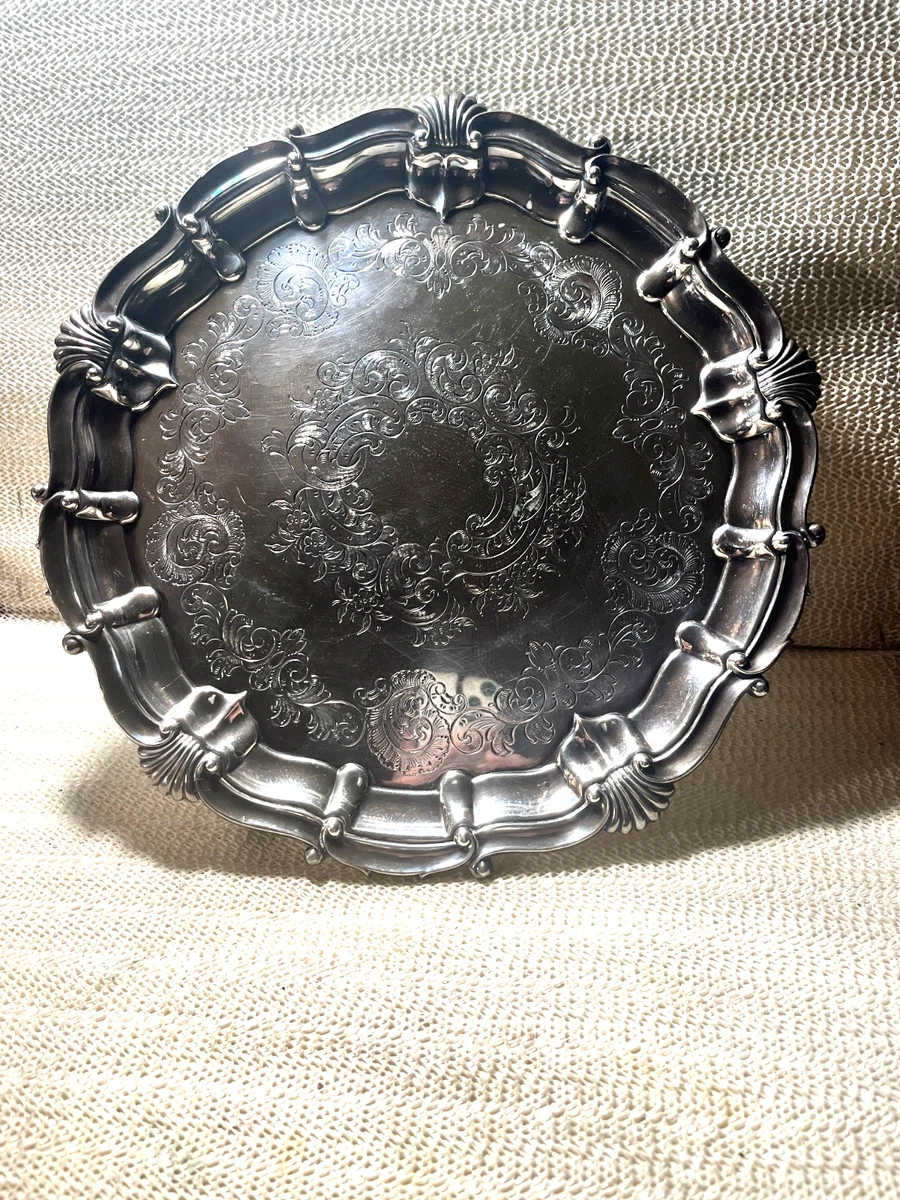 Barker Ellis 1900-1940 Antique US Silver-Plated Platters & Trays