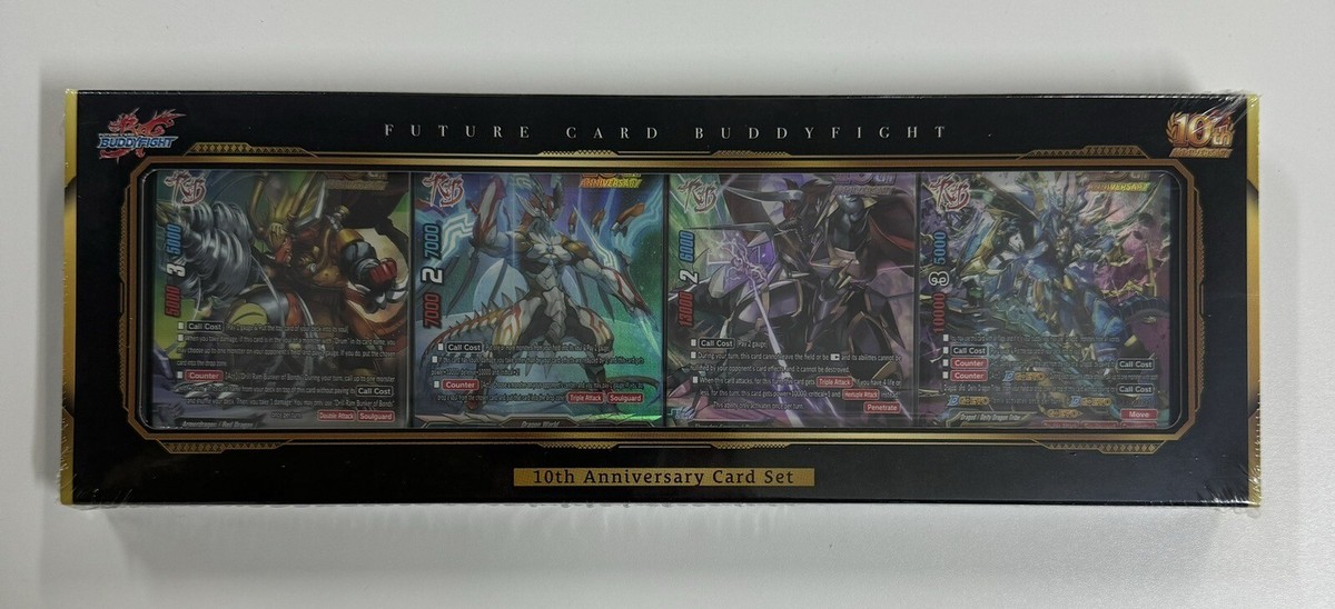 FUTURE CARD BUDDYFIGHT 10TH ANNIVERSARY CARD SET 72 CARDS ENGLISH