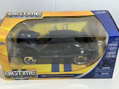 JADA BIGTIME BTM 2008 DODGE CHALLENGER SRT8 BLACK 1:24 DIECAST
