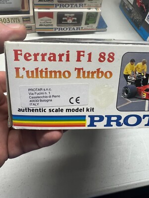 Protar Ferrari F1 88 L'ultimo Turbo 1/24 1988 F1 car note some