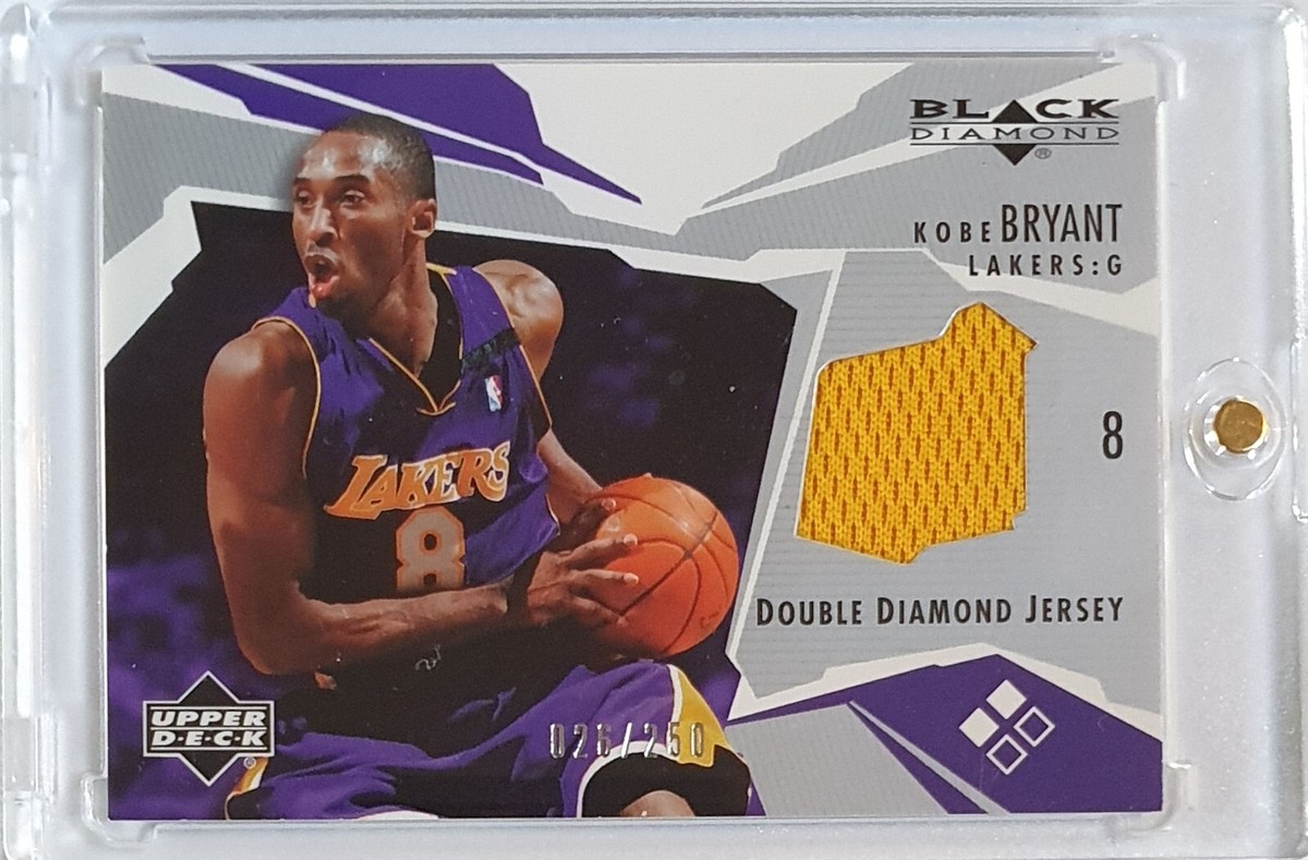 2003 Upper Deck Black Diamond Kobe Bryant #PATCH /250 Game Worn