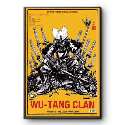 Wu Tang Clan The Final Chamber Tour July 7, 2025 The Shogun Art