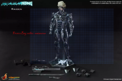 Perfect Hot Toys 1/6 Vgm17 Metal Gear Rising: Revengeance Raiden