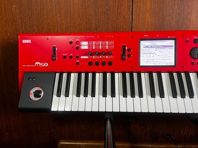 KORG M50-61 61-Key Compact Music Workstation RED Limited edition w