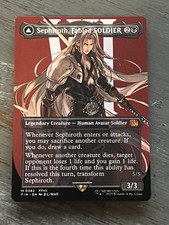 Sephiroth, Fabled SOLDIER [Borderless Foil] #382 Prices | Magic