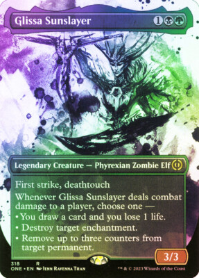 MTG FOIL Glissa Sunslayer (#318) - Phyrexia: All Will Be One #318