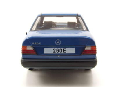 Mercedes 260E W124 Limousine 1984 Dark Blue Metal MCG 18411 1/18