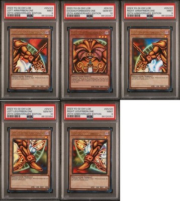2023 YU-GI-OH! LOB 25TH ANNIVERSARY EDITION PSA 9 PSA 10 LEGEND OF