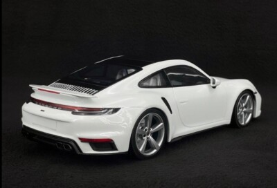 1/18 Porsche 911 (992) Turbo S 2021 White Model Car by Minichamps