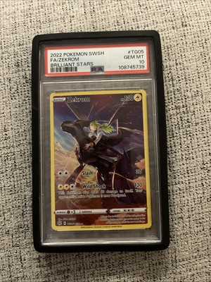 Zekrom TG05/TG30 Swsh09: Brilliant Stars Trainer Gallery Holo PSA