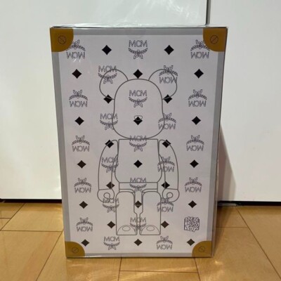 BE@RBRICK MCM WHITE CHROME Ver.100% 400% Medicom Toy New | eBay