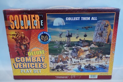 SOLDIER FORCE TIGER SQUAD 4 MILITARY MEN COMBAT VEHICLES PLAYSET