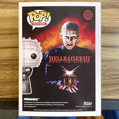 GITD Pinhead Funko Pop #360 Hellraiser III Hot Topic Exclusive