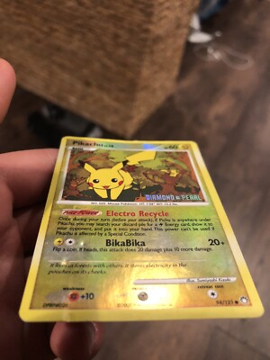 Pikachu Mysterious Treasures Stamped Reverse Holo 94/123 Diamond
