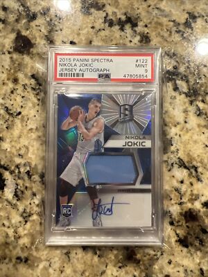 NIKOLA JOKIC RPA PSA 9 Rookie Patch Autograph RC GU AUTO 2015-16