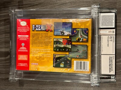 F-Zero X Nintendo 64 N64 New Sealed GRADED WATA 8.5 A+ 45496870287