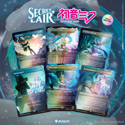 Secret Lair x Hatsune Miku: Winter Diva Rainbow Foil | SLD English