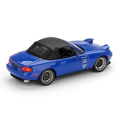 MINI GT MAZDA MIATA MX-5 (NA) TUNED VERSION 1/64 DIECAST DARK BLUE