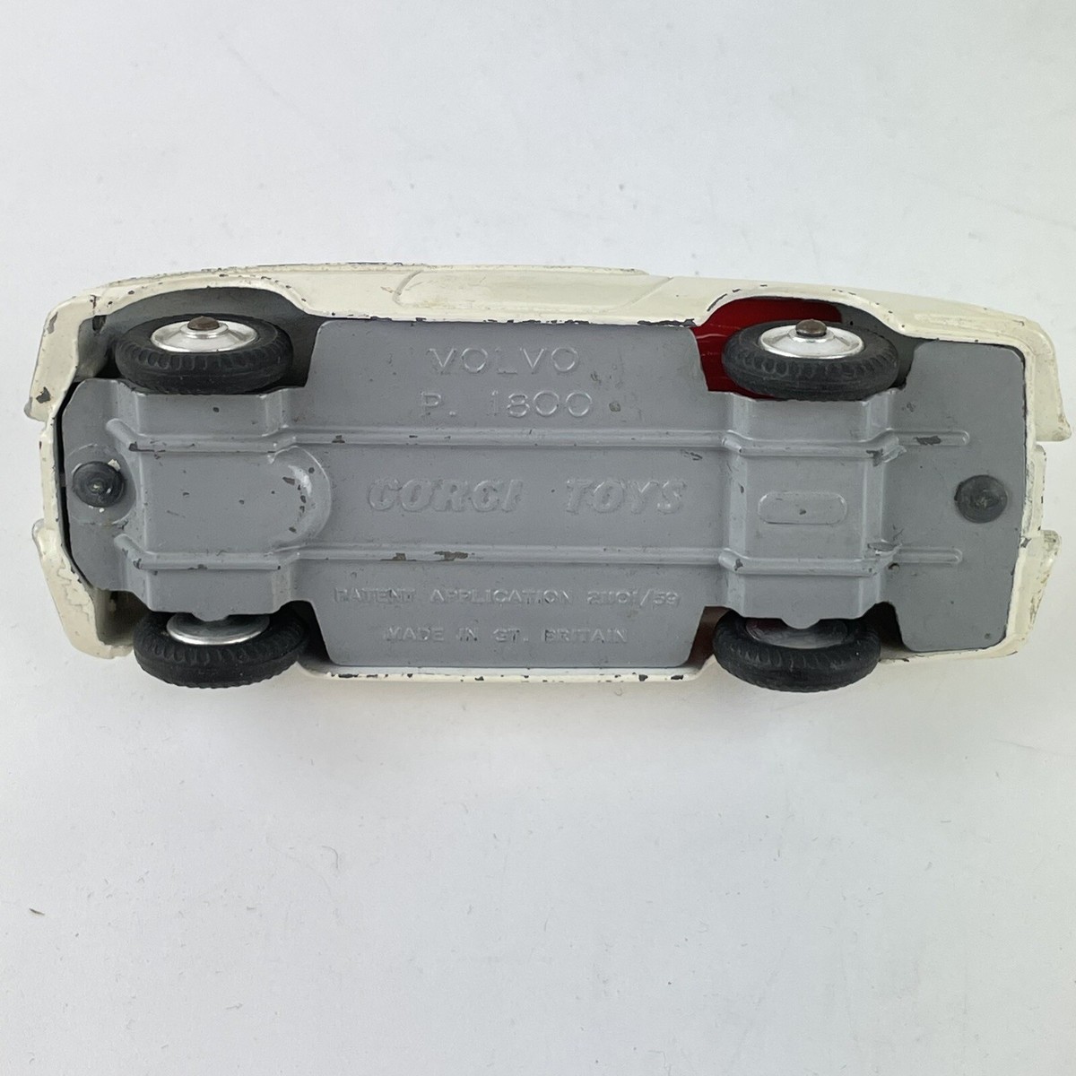 Vintage Boxed Corgi Toys No. 258 The Saints Car Volvo P1800 White