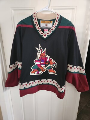 Vintage 90s Koho NHL Phoenix Coyotes Kachina Black Hockey Jersey