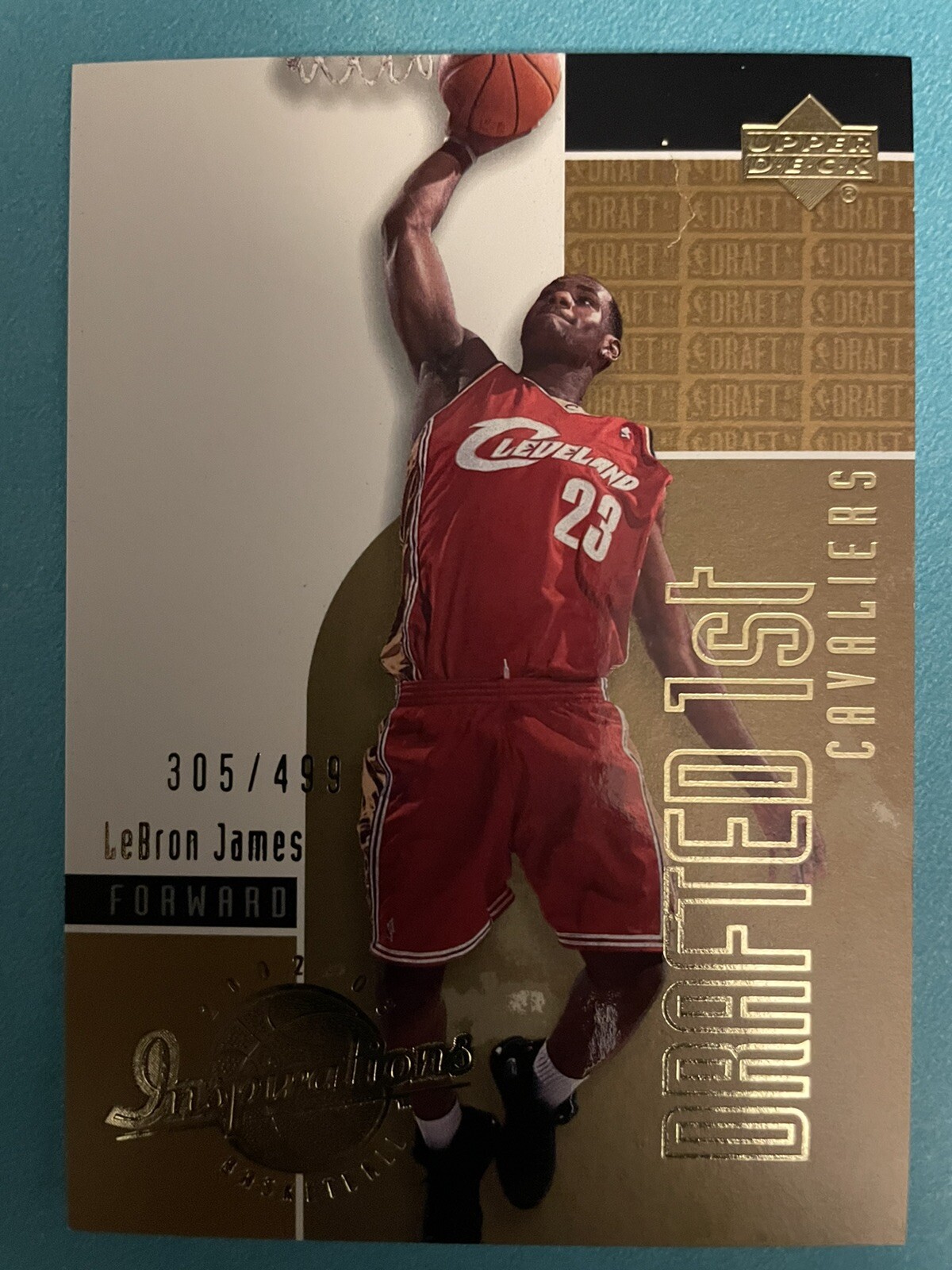 LeBron James 2002 Upper Deck Inspirations #156 Base /499 Price