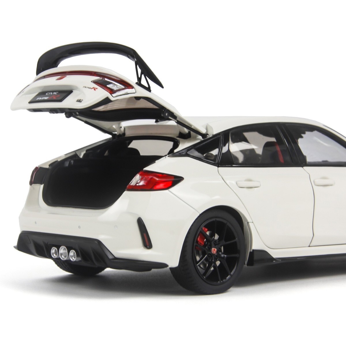 1:18 Scale Paudi Honda Civic Type-R 2023 FL5 White Diecast Model