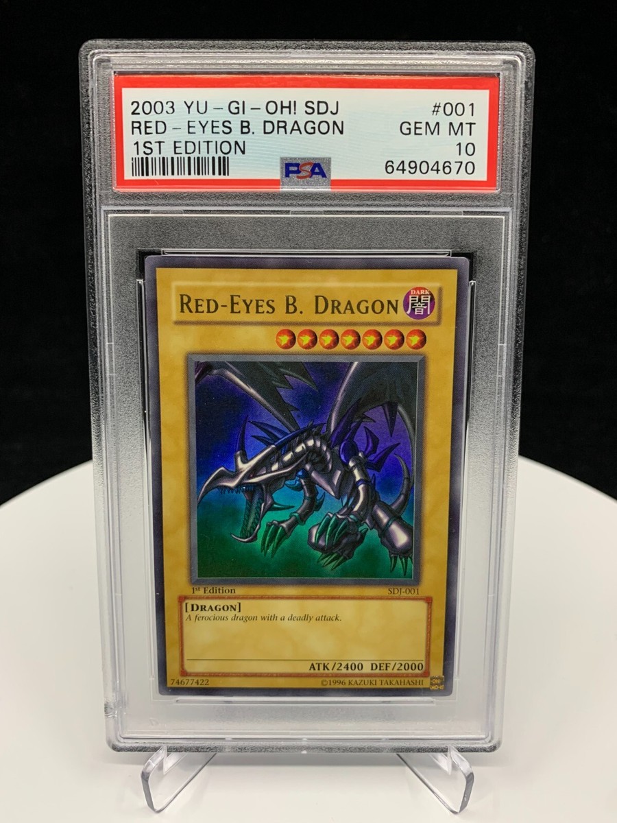2003 Yu-Gi-Oh! Red-Eyes B. Dragon 1st Edition SDJ-001 [PSA 10] | eBay