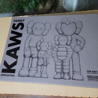 Kaws Family Vinyl Figure Brown Blue White | eBay