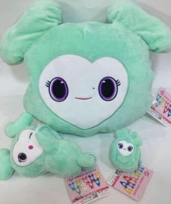 TWICE GIGO Set 3 MIVELY MINA lovely Plush cushion & Backpack Pouch