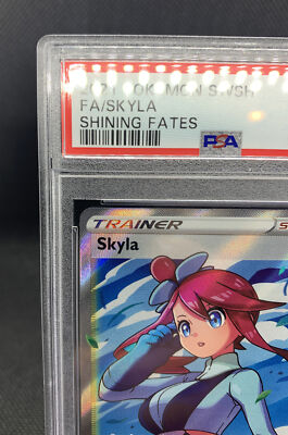 Pokemon PSA 10 GEM MINT Shining Fates Skyla Trainer Card 072/072