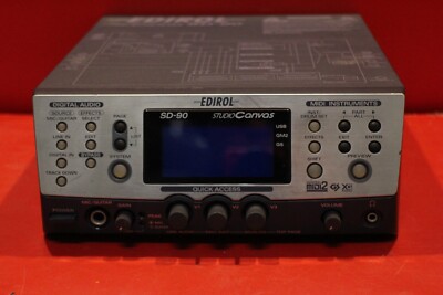 USED Roland Edirol SD-90 Studio Canvas MIDI Sound Module Interface