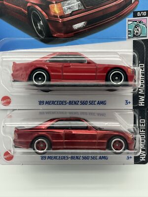 Hot Wheels 2024 SUPER TREASURE HUNT '89 Mercedes-Benz 560 SEC AMG