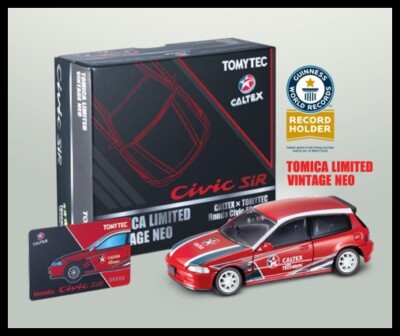 Tomica Limited Edition Vintage NEO LV CALTEX Honda Civic EG6 SiR 1
