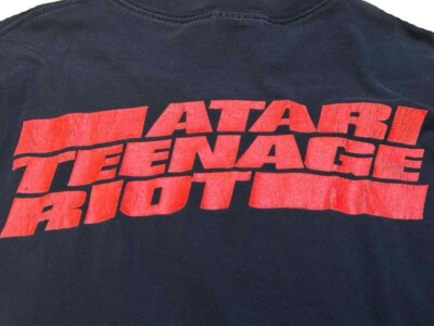 90s ATARI TEENAGE RIOT T-shirt DHR Digital Hardcore [XL] Single