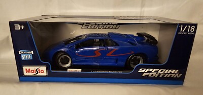Lamborghini Diablo SV 1:18 Special Edition Maisto New Blue | eBay