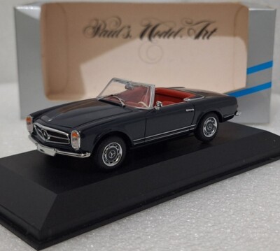 Mercedes-Benz 280 SL Cabriolet 1968 Dark Blue 1:43 Minichamps